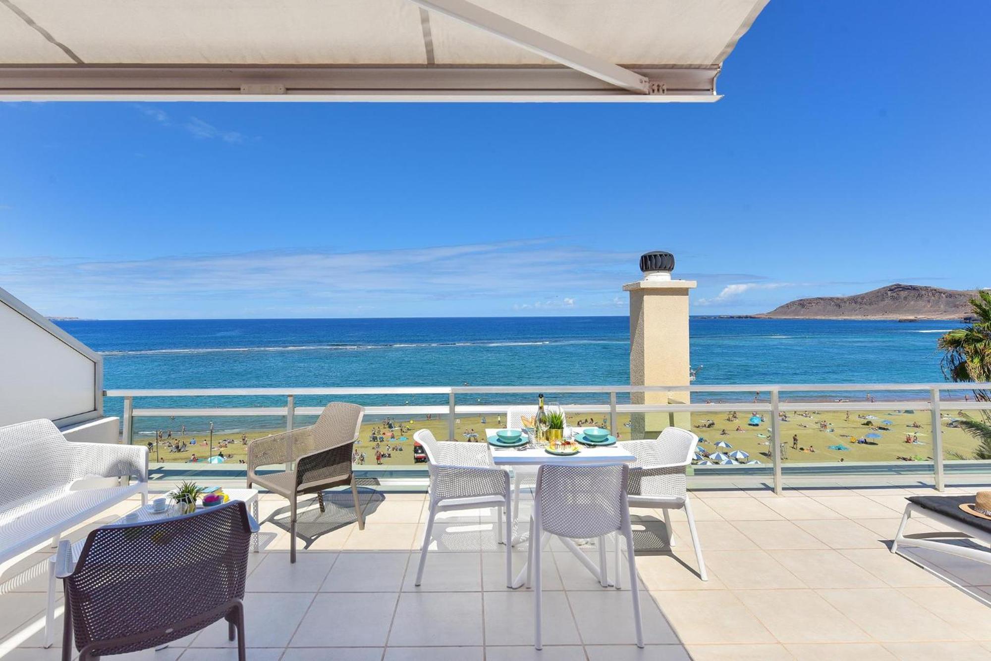 Apartment Over The Sea Las Canteras Mc 大加那利岛拉斯帕尔马斯 外观 照片